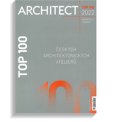 TOP 100 ARCHITECT+ 06 - 2022 aťák se umístil v TOP 100 ateliérů v České republice