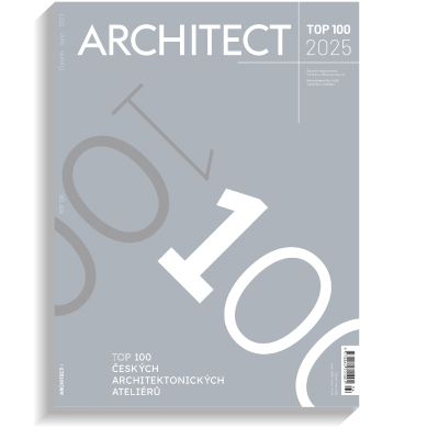 TOP 100 ARCHITECT+ 06 - 2025 aťák se umístil v TOP 100 ateliérů v České republice