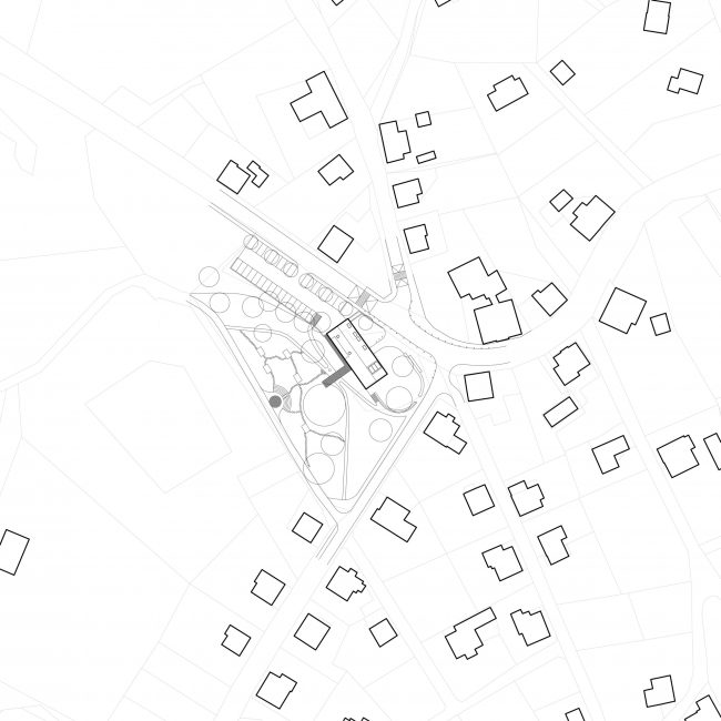 atakarchitekti Liberec - Dům pro obec Rádlo - situace