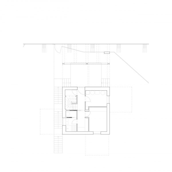 atakarchitekti Liberec - Rodinný dům Větrník - 1.p.p.