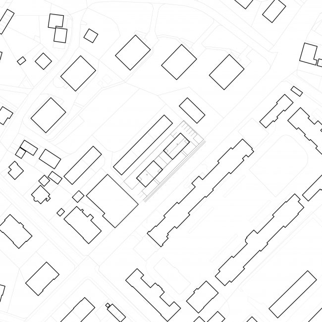 atakarchitekti Liberec - Bydlení na Horské - situace