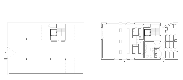 atakarchitekti - BD Botanická - půdorys 1.PP-1.NP